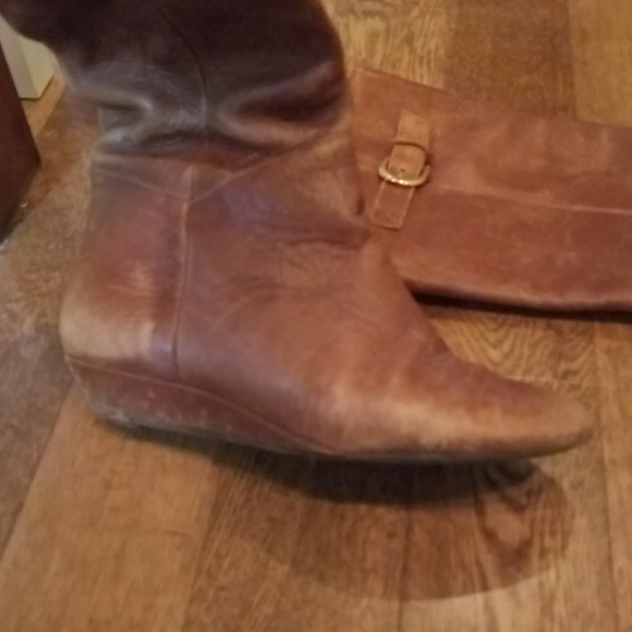 Steve Madden Intyce Leather Boots Size 5.5 - Picture 3 of 3